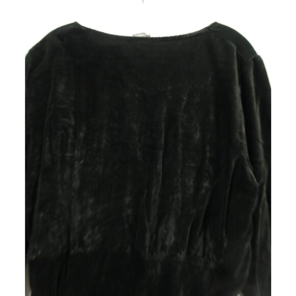 CP Shades Top Medium Sausalito Velvet Blouse Cottage Whimsigoth VTG - Picture 7 of 10